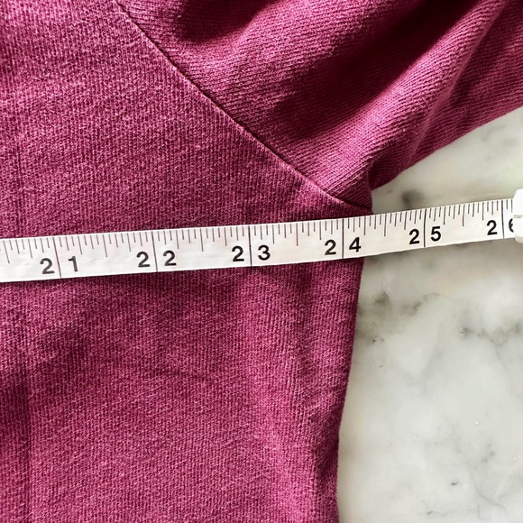 NWT Marine Layer Vintage Slub Long Sleeve Tee Men’s Large Burgundy Casual Layer - Picture 7 of 8